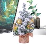 Small Christmas Tree for Home | Table Centerpiece Christmas Tree | Holiday Home Accents, Charming Tabletop Christmas Tree, Burlap Base Tree, Seasonal Table Centerpieces