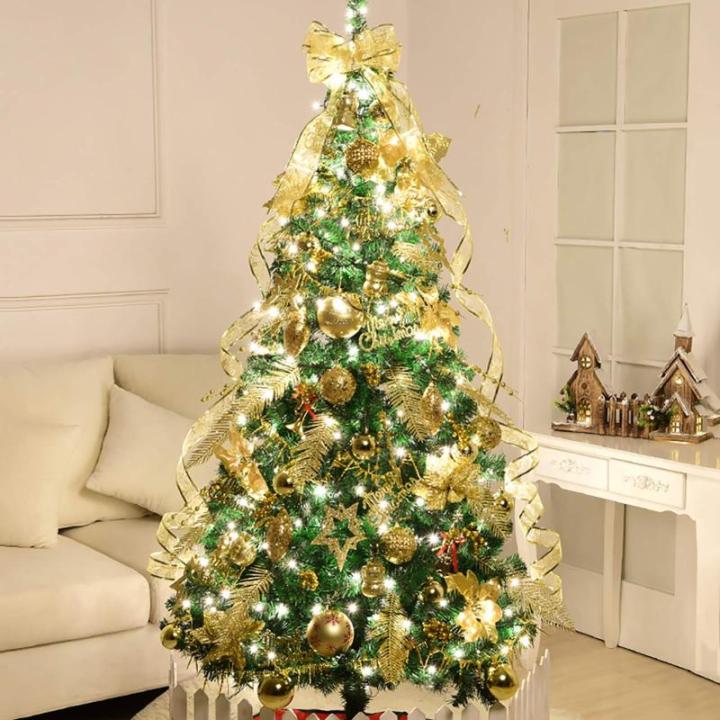 Fuß Echter Weihnachtsbaum, Premium Fichte mit Scharnier, inklusive Ständer mit Wurzeln, umweltfreundlicher Weihnachtsbaum, für Weihnachtsdekoration,B,350cm(11.5ft)