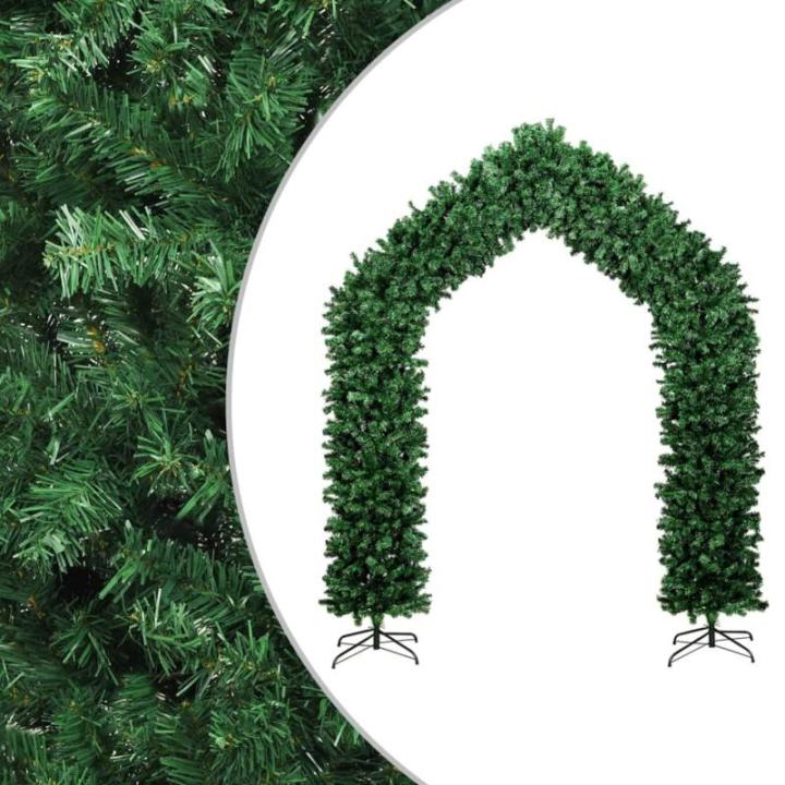 Mobili Weihnachtsbaum mit Bogen Grün 270 cm, Weihnachtsdekoration, Weihnachtsbaum, künstlicher Weihnachtsbaum, dünner Ständer