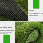 Kunstrasen-Gartenrasenmatte, Ersatz für Kunstrasen, synthetischer Astroturf-Teppich, 118 Zoll hoch, natürliche Kunstrasen-Fußmatte mit Drainagelöchern (lila, 19685 x 5906 Zoll/