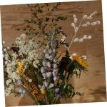 16 Stück Kristallperlen Blumen Acryl Blumenpflanze Hochzeit Party DIY Basteln Blumenzweig Hochzeit DIY Acrylperlen Blumenzweig Blütenknospe Acrylpflanze Künstliche