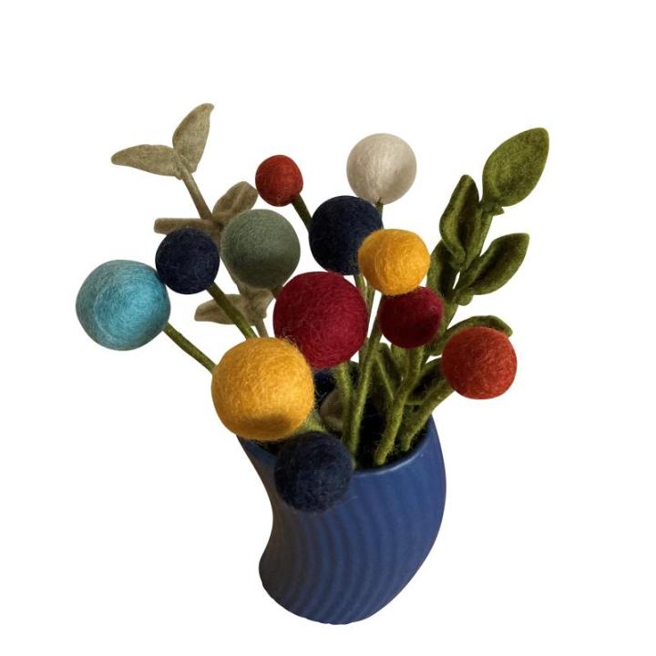 - Vilten bloemen boeket bloemen van vilt - boeket - Fair Trade - handgemaakt (herfst)