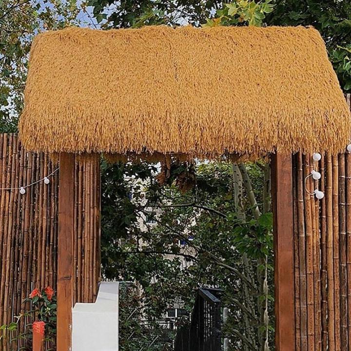 Künstliche Strohdachdach, Feuerfeste Künstliche Strohrolle, Synthetisches Reetdach, Künstliche Reetdachrolle, Simulation Strohdach, Gefälschtes Strohdach, Für Terrasse Gartenz