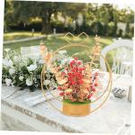 künstlicher Blumenkorb künstliche rote Beeren Hochzeitsornament Wohndekoration Verlobungsornament künstliche blüten büro Dekoration Neujahrsgeschenk Desktop-Dekor Eisen