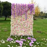 Simulationsblumenwand, Blumenreihe, Hochzeitshintergrund, Blumenwandbild, Wand, Künstliche Blumendekoration, Rose, Künstliche Blumenwand Für Kulissen, Hochzeit, Wanddekoration, 