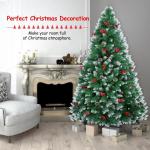 Kunstkerstboom, 180 cm, kunstdennenboom, met 1200 takken, incl. standaard voor kerstboom, kerstboom