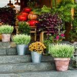 Kunstplanten, bloemen, in pot, net echt uv-bestendig, 10 bundels , , balkonplanten, struiken, decoratie, kunstbloem, lavendel voor tafel, huis, tuin, decoratie