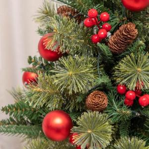 Weihnachtsbaum, Realistische Weihnachtsdosen-Dekobaum, Mini Kleiner künstlicher weihnachtsbäume Geschmückt künstlich Tisch Tannenbaum Geschmückter Christmas Tree Christbaum We