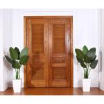 Kunstplant, paradijsvogel, boom, 120 cm, plastic plant, palm in pot, tropisch Hawaï, groen, nepplant, voor slaapkamer, woonkamer, tuin, deco (2 stuks)