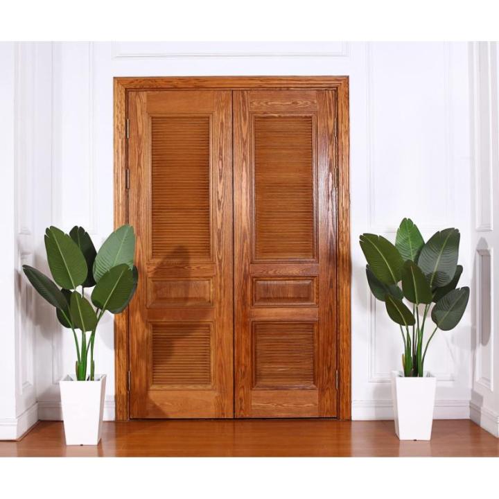Kunstplant, paradijsvogel, boom, 120 cm, plastic plant, palm in pot, tropisch Hawaï, groen, nepplant, voor slaapkamer, woonkamer, tuin, deco (2 stuks)