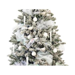 Geschmückter künstlicher Weihnachtsbaum mit 70 STK Kugeln Winter Joy 180 cm mit Metallständer