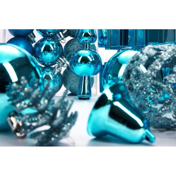 Set met boompiek, 101-delig, kerstboomversiering