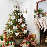 10 stuks witte strikken kerstmis glitter kerstboom strikken kerstboomversiering voor familiefeesten feestdecoratie voor Kerstmis vakantie bruiloft feesten