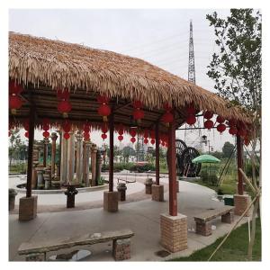 Künstliches Strohdach, Künstliche Strohfliesen, Künstliche Strohrolle, Synthetische Palmenstroh Paneele, Kunststoff PE Strohdach, Für Bar Hütte Party Garten Zaun Terrasse Stra