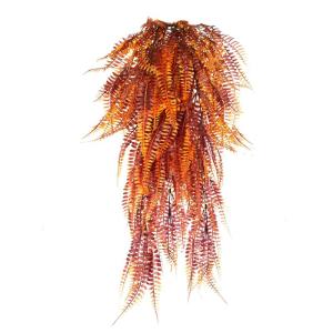 2 stuks , hangende varen, herfst, 80 cm, hangplant, , nep, herfstplanten, plastic planten, hangende herfst, kunstbloemen, ranken voor herfst, binnen, buiten decoratie