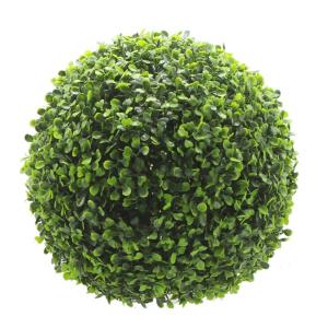 Plantenwand, , wandplanten, 50 x 50 cm, decoratie voor muur/balkon/tuin, buxusbal Ø 38 cm