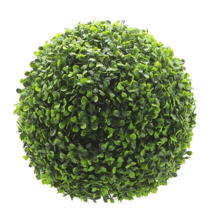 Plantenwand, , wandplanten, 50 x 50 cm, decoratie voor muur/balkon/tuin, buxusbal Ø 38 cm