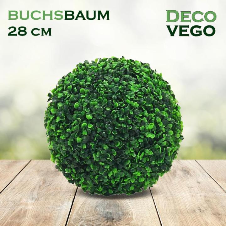 Decoratieve buxusbal, keuze uit 8-55 cm, kunstbuxusbal, , planten, boekenbal, kunstplant, diameter: 28 cm