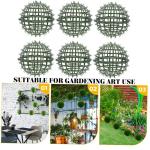 12 STK Blumenarrangement Hochzeitsdekoration hochzeits Dekoration gartendeko Buchsbaum Fälschung Gefälschte Pflanzen blumenständer Grasrahmengestell Kugelblumenhalter Plastik Gr