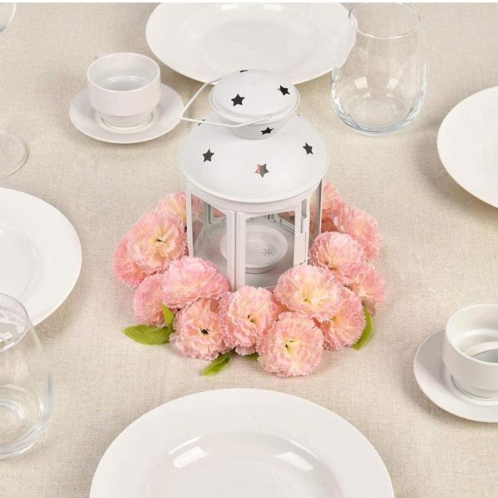 Kunstbloemen, 30 stuks, kunstbloemen, zijdemateriaal, langdurige schoonheid en onderhoudsvriendelijk, goed voor feestdecoratie, thuis, bruiloftsdecoratie (lichtroze)