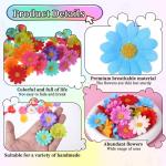 180 stuks Kunstmatige Bloemhoofden Madeliefje Bloemen Hoofden Mini Multi Kleuren Ambachten Stof Bloemen Diverse Decoratieve Bloemen Voor Bruiloft Haar Cap Krans Bruids Feest Thuis 