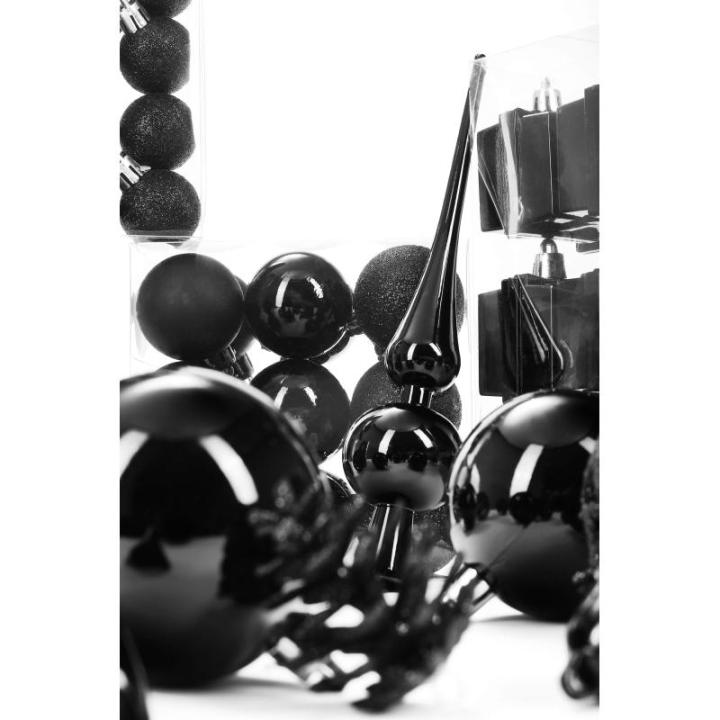 Set met boompiek, 101-delig, kerstboomversiering