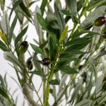 Kunstmatige olijfboom 115 cm kunstplant boom Olea kunstboom hoge stam