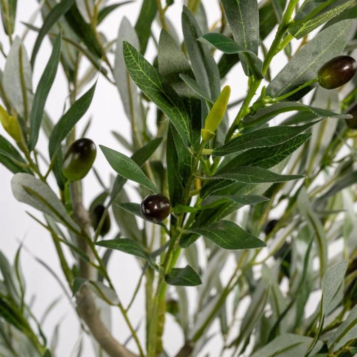 Kunstmatige olijfboom 115 cm kunstplant boom Olea kunstboom hoge stam