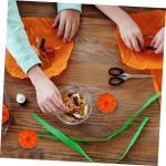 600 STK Kürbis Dekoration kleine Kürbisse Emulation orangefarbenes Dekor Halloween Pumpkin halloweenkürbis Herbstdeko Halloween-Kürbis-Requisiten Kürbisse in Mikrolandschaft S