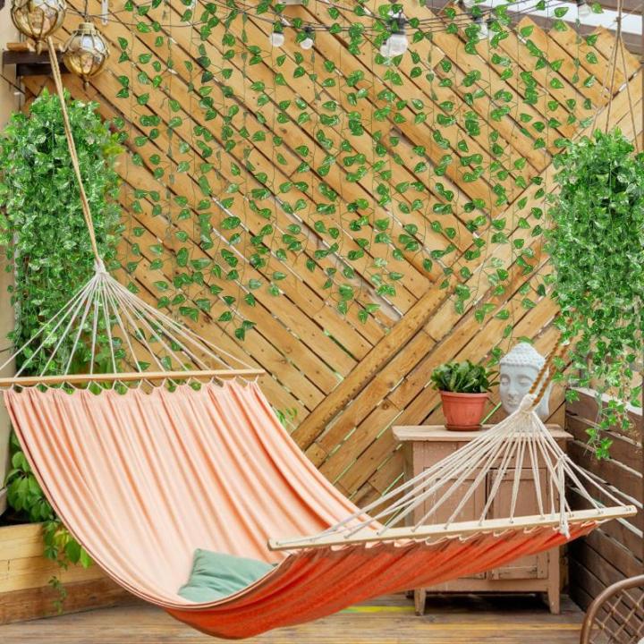 14 stuks klimopslinger, hangende decoratie, met decoratieve totale lengte van 28 m, voor gordijn, keuken, bruiloft, balkon, tuinfeestdecoratie
