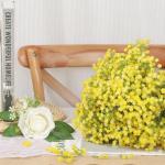 Gypsophila , 10 stuks, Gypsophila , sluierkruid, namaakbloemen, boeketten voor bruiloft, bruid, feest, thuis, herfstdecoratie (geel)