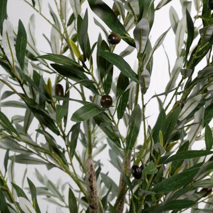 Kunstmatige olijfboom 180 cm kunstplant boom Olea kunstboom hoge stam