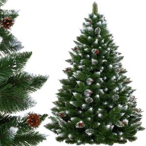 Kunstkerstboom, 250 cm, diamantgrenen met kunstboom, kunstkerstboom