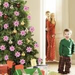 Poinsettia Kerstster, 20 stuks, glitter, kerstster, bloemen met clips, glitterende kerstbloem voor kerstboomdecoraties (roze)