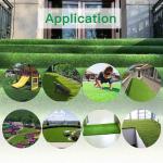 Kunstrasen Realistischer Kunstrasen – Kunstrasen – Gartenbalkon Terrasse Balkon Außenmatte (Größe: 500 x 200 cm)