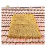 Künstliches Strohdach, Künstlicher Palmdach Paneele, Künstliches Strohschuppendach, Simulation Strohdach Fliese, Synthetisches Palmenstroh, Für Holzhaus Gartenzäunen Pavillon(
