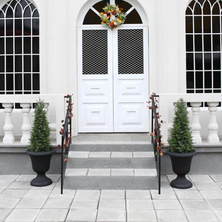 Kunstplant ceder 90 cm in pot, coniferen kunstmatig outdoor UV beschermd voor huis woonkamer tuin veranda decoratie (1 stuks)