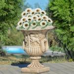 Kunst Blumen 20 Stück Künstliche Sonnenblumen Kunstblumen Deko Einzelstiel wie Echte Fake Sunflower Kunstpflanze für Hochzeit Blumensträuße Garten Tischdeko 1509