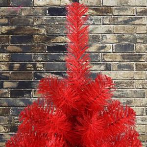 5 Fuß Blauer Weihnachtsbaum, Weihnachtskiefer mit Metallständer, großer künstlicher Weihnachtsbaum für draußen und drinnen, Feiertags-Weihnachtsbaum (grün 1,8 m) zum Gedenkt