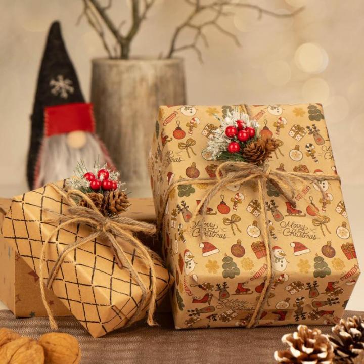20 x decoratieve tak met lariksappels, rode bessen en boomnaalden - strooidecoratie Kerstmis - decoratieve tak voor kransen en bloemstukken (20 stuks - rode bessen wit)