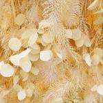Champagner Raureif Kunstblume Hintergrund Wandtuch Hintergrund Blumenwand, Blumenarrangement Blumenwandpaneel-Set, Seiden-Hortensie-Blumenpaneel Für Fotohintergrund Home Party Hoc