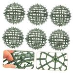 6st Blumenarrangement Rahmen Stütze Für Künstliche Pflanzen-Topiary-Kugeln Bälle Rack Blumenregalhalterkäfig Liner Formschnitt-kugelhalter Buchsbaum Dekor Babywiege Green Plas