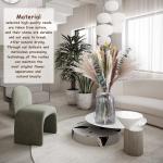 Gedroogde pampasdecoratie, natuurlijke gedroogde bloemen, 100 stuks, doe-het-zelf, gedroogde bloemen, boeket, ideaal voor boho, woonkamer, bruiloft, slaapkamer en vazen (LZGSGO-010