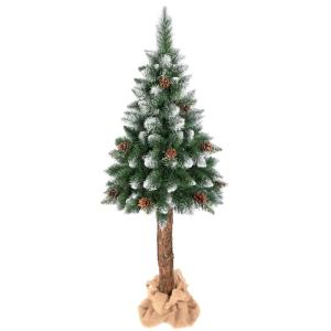 Künstlicher Weihnachtsbaum Diamantkiefer am Stamm PVC (120cm)