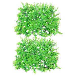 2st Kunstrasen Rasenkante Kunstpflanze Wandpflanzen Künstliches Dekor Bauernhaus-Wand-dekor Gefälschte Graswand Blumen-wanddekoration Außenwandpaneel Gras-Wand-dekor PVC Green