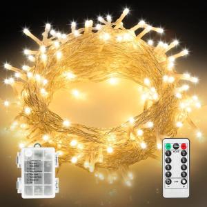Batterij lichtketting 20 m warm wit