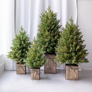Weihnachtsbaum Künstlich Grüner Weihnachtsbaum, Weihnachtsbaum DIY, Tisch-Weihnachtsbaum im Topf, Weihnachtsbaum 45 cm, 60 cm, 70 cm, 90 cm(70cm/2.5ft)