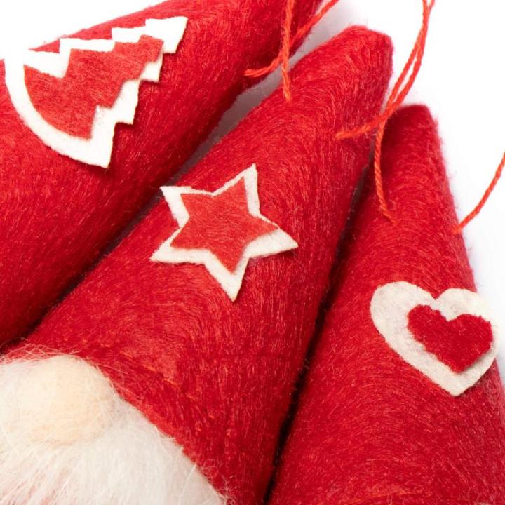 12x Premium Kerstman 12cm - decoratie voor de kerstboom, kerstboomfiguur als boom, kerstversiering of cadeau