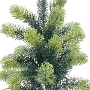 Künstlicher Pflanzenzweig, Weihnachtsstiel-Dekoration, praktische, praktische grüne Weihnachtsdekoration für den Schreibtisch zu Hause, Höhe 48cm