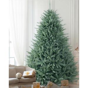 Abin Kunstkerstboom, met 500 takken en houten standaard, buigbaar 259 PE spuitgietwerk & 241 pvc-naalden, moeilijk ontvlambaar, opvouwbare dennenboom voor eenvoudige montage, hoogt
